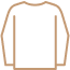 A brown and black pixel art picture of a sweater.